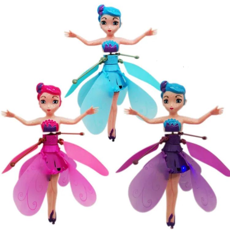 Flying Fairy Princess Doll for Girls | Rechargeable Hovering Magic Fairy Toy with Sensor Control | Safe & Fun Flying Doll Gift for Kids A1
