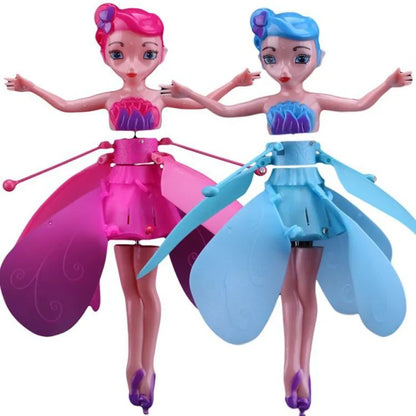 Flying Fairy Princess Doll for Girls | Rechargeable Hovering Magic Fairy Toy with Sensor Control | Safe & Fun Flying Doll Gift for Kids A1
