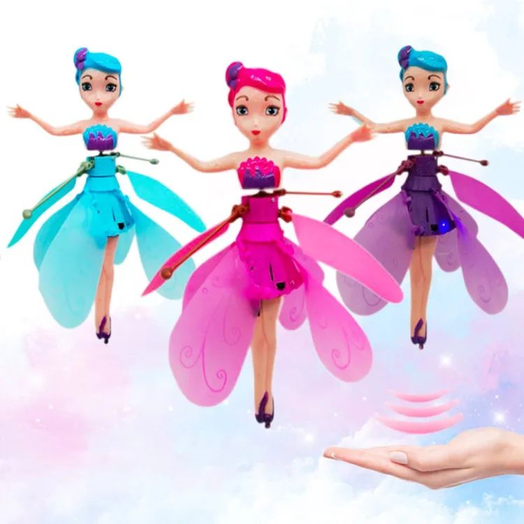 Flying Fairy Princess Doll for Girls | Rechargeable Hovering Magic Fairy Toy with Sensor Control | Safe & Fun Flying Doll Gift for Kids A1